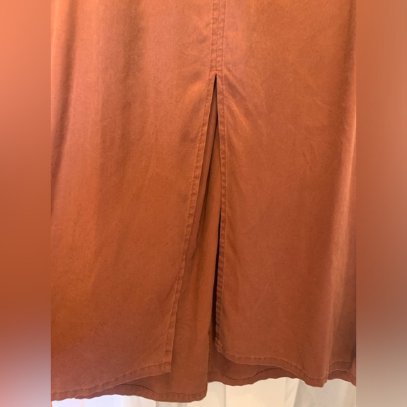 Zara brown faux suede look dress, Medium - Picture 6 of 6
